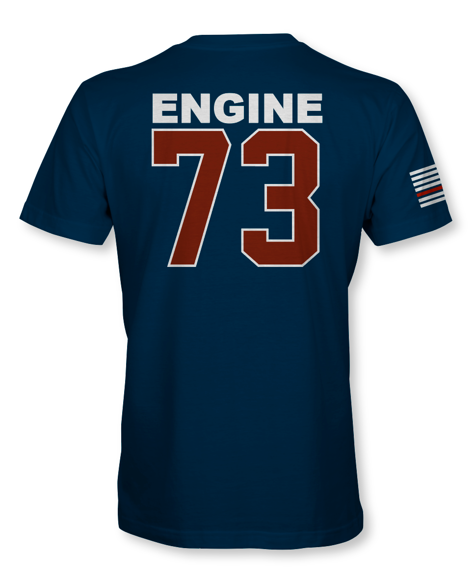 Chicago Fire Department Engine 73 Work Tee