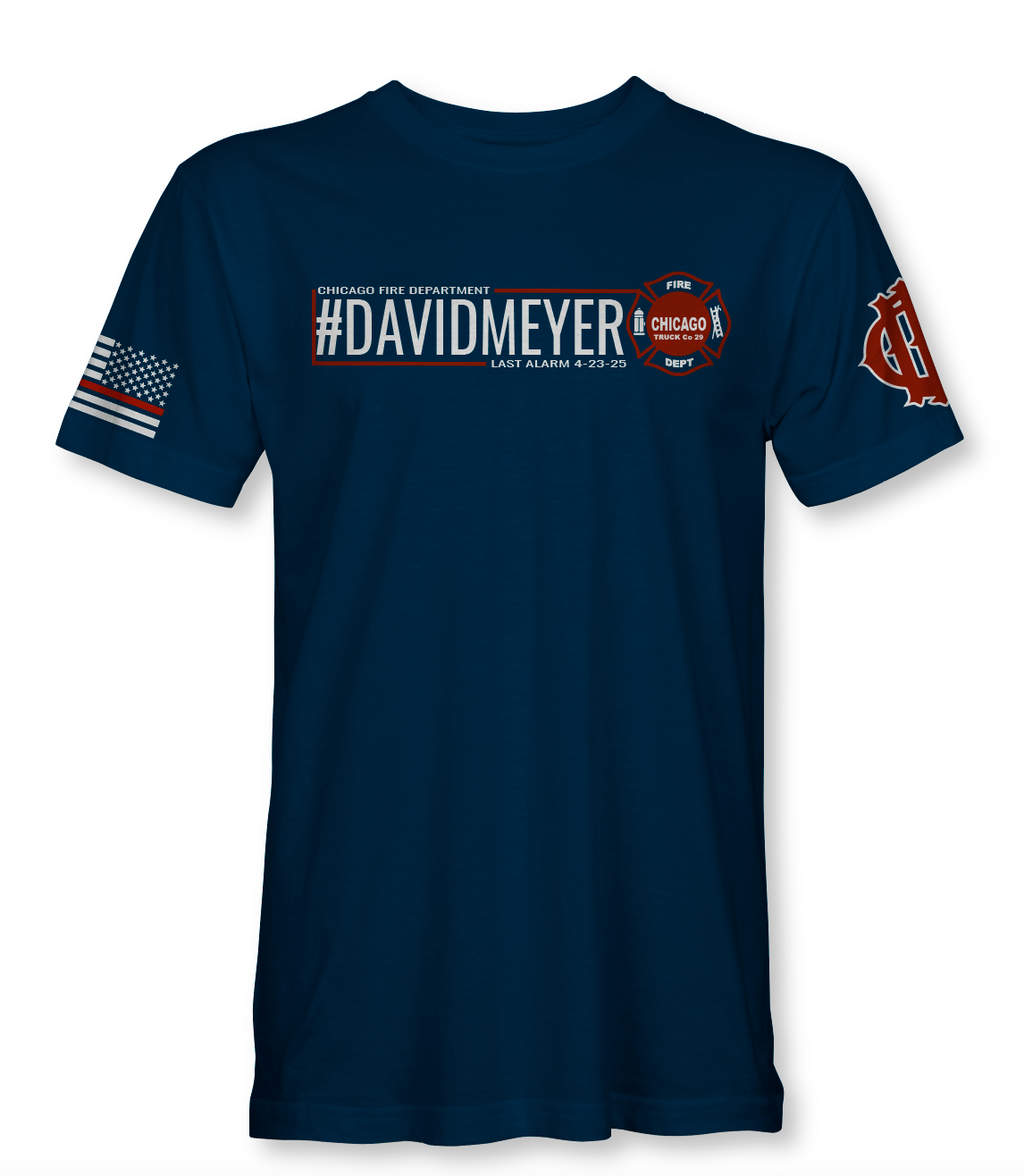 Chicago Fire Captain David Meyer Hero Tee
