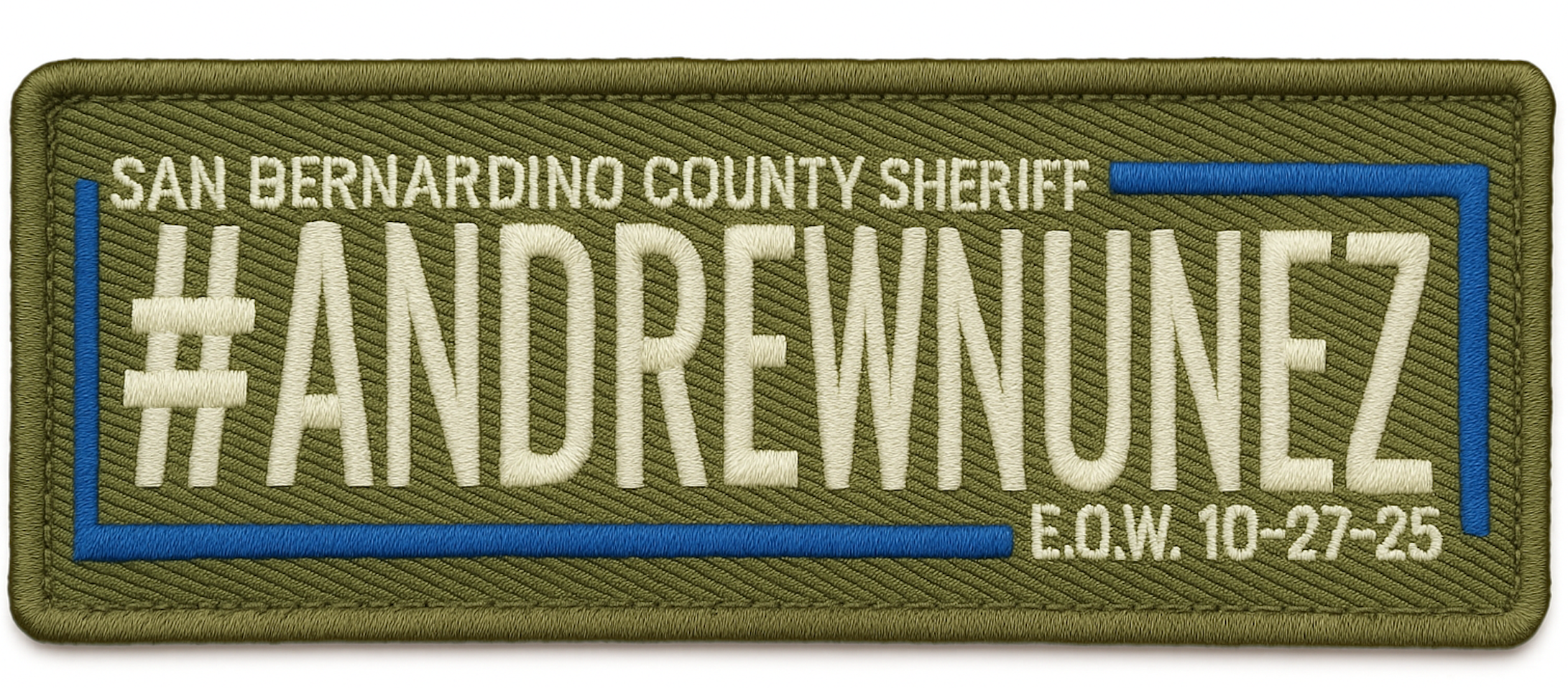 San Bernardino County Sheriff Deputy Andrew Nunez Patch