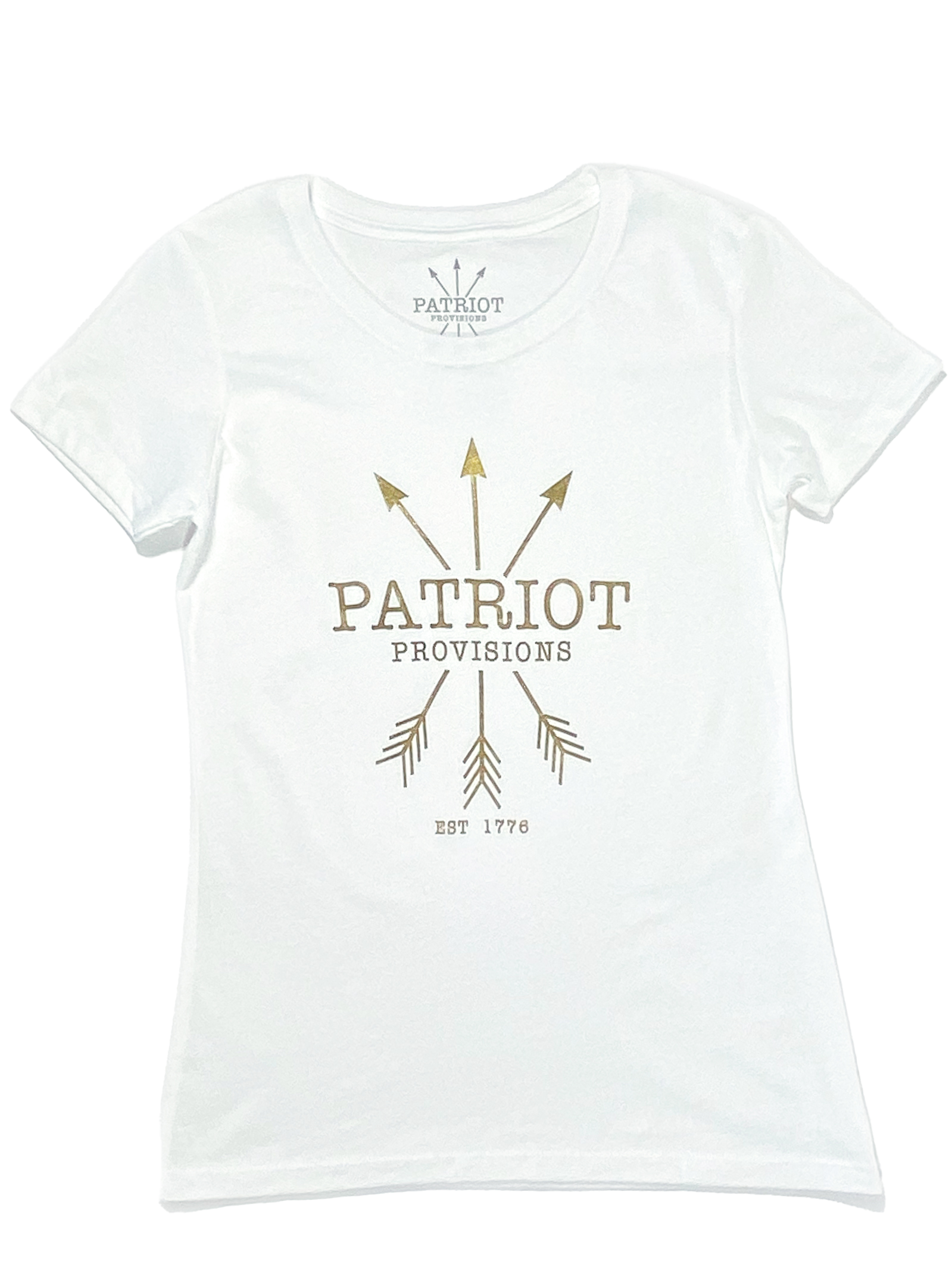 Women's Gold Hearted Tee